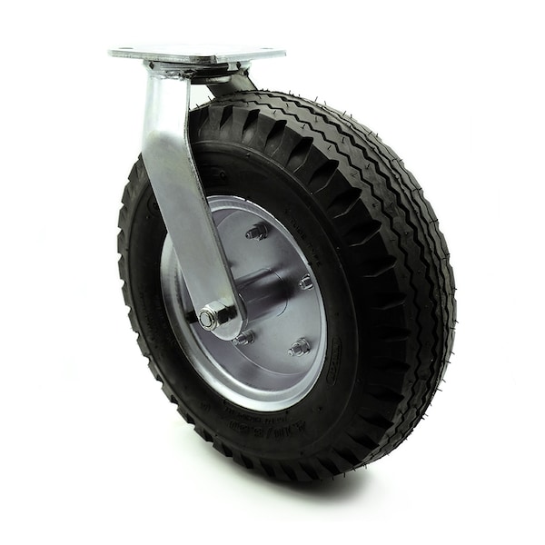 12 Inch Black Pneumatic Wheel Swivel Caster